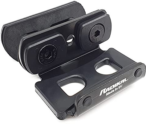 RADIKAL RK400 Staffa Antifurto Moto Bloccadisco RK10/RK14S/RK310S da Montare su Barre a V