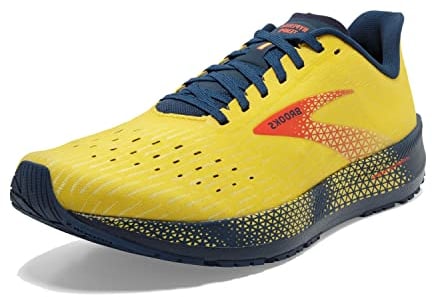 Brooks Herren Hyperion time Laufschuh, Gelb Maize Titan Cherry Tomato, 43 EU