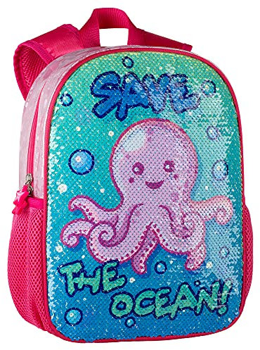 Toy Bags Pulpito Save the Ocean Wende-Pailletten Rucksack