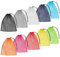 Geluode Nylon Mesh Bag,10 Pack Colorful Drawstring Mesh Stuff Sack 35x40 cm Multi Functional Storage Bag for Storage,Travel and Sports
