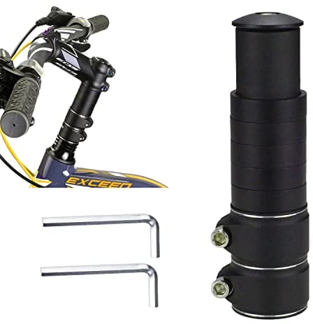 FYSL Lenkererhöhung 28.6mm Lenkererhöhung Fahrrad, Fahrrad Vorbau Adapter Gabelschaftverlängerung mit 2 Kleinen Inbusschlüssel für Fahrrad Mountainbike
