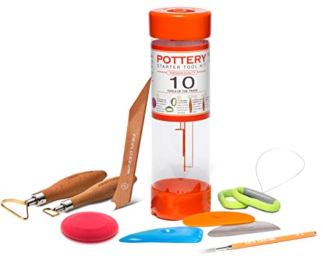Xiem Tools Premium Quality Pottery Starter Kit, 10 Pieces