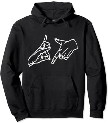 187 Handzeichen Pullover Hoodie