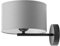 Miratic Wandlampe Innen Wandlampe e27 Modern Wandleuchte Innen E27 Fassung, Max 60W Lampenschirmmaterial: Textil (Leuchtmittel nicht im Lieferumfang enthalten) (Grau)(Glühbirne fehlt)
