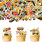 Catelves Bagger Tortendeko Essbar, 64 Stück Baustelle Tortendeko Geburtstag, Traktor Torten Deko Essbare, Bagger Muffin Deko Essbar, Traktor Cupcake Topper, Baustelle Kuchendeko Geburtstag Junge
