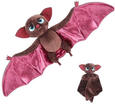 HIULLEN Transylvania Fledermaus Kuscheltier, Fledermaus Plüsch Toy, Plüsch-Puppe Stofftier Geschenk Kuschelweich geeignet für Kinder, Erwachsene, Halloween, Geburtstagsdekoration