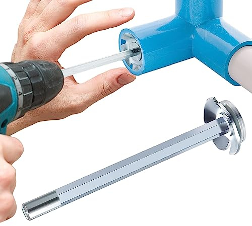 Kasmole PVC-Fitting-Sparer-Werkzeug - PVC Bit Fitting Saver Socket Saver,Rohrreibahlenwerkzeug, Schneidwerkzeug für Wasserabflussleitungen, ABS, PVC, Dwv