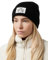 Jack Wolfskin Unisex Badge Beanie-Mütze, Schwarz, Einheitsgröße EU