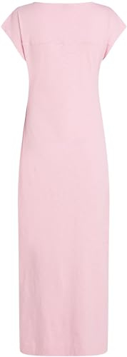 Tommy Hilfiger Damen Kleid Knot Midi mit U-Boot-Ausschnitt, Rosa (Classic Pink), L