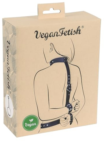 Vegan Fetish Vegan Bondage-Sets, Schwarz, Einheitsgröße
