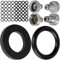 Ersatz Dichtungen Mix Set, 50 Stück, für G 1/2 Zoll Garten Systemteile, kompatibel mit Gardena 21 mm Hahnverbinder, 18240, 18220, 15273, aus Gummi, Ø 16 x 11 O-Ringe und 19 x 11 mm Flachdichtungen