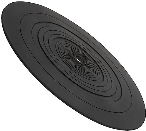 Toyvian Vinyl Record Player Pad Silicone Protective Mat Record Static Cushion for Turntable Platter Storage Use