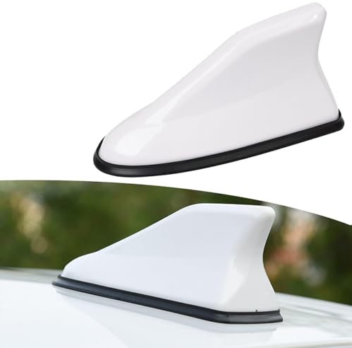 TYUNMYN Car Shark Fin Antenna, for Nissan Qashqai 2016-2024 Radio Signal Aerial FM/AM with Adhesive Roof Antenna All Cars Antenna Enhanced Signal,B