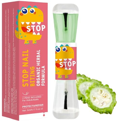 Stop Nail Biting, Nail Biter Water - Nail Biting Prevention for Kids & Adults - Anti Nails Bite Polish, Stop Bite Nails for Children - Stop Thumb Sucking for Children