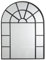 AltoBuy Miroir Fenêtre Métal Noir 60x80 cm