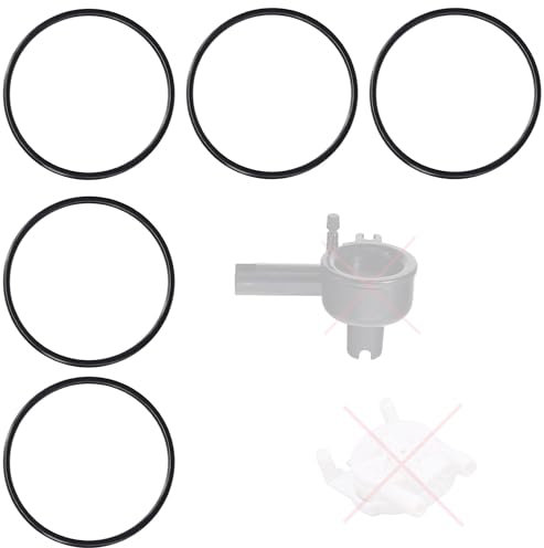 Snapworld-Kaffee 5x Dichtung O-Ring für Flowmeter Wasserzähler Digmesa & Cappuccinatore kompatibel mit Saeco Philips Gaggia Solis Kaffeemaschinen für 9160.039/996530013859