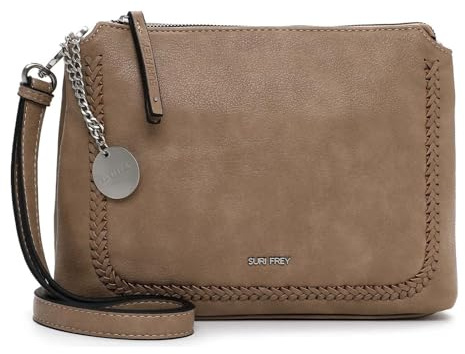 SURI FREY Umhängetasche Schultertasche SFY Piggy Handbag With Zipper Taupe