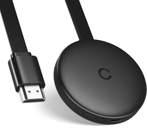 Wireless HDMI Adapter,2.4/5 GHz Miracast Wireless HDMI Dongle,4K WiFi Miracast Adapter Dongle Display Dongle Supports DLNA/Airplay,Compatible with/Smartphone/Laptop/PC/Monitor/TV/iOS/iPad
