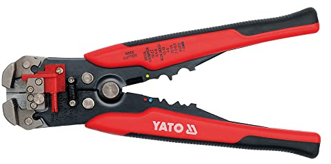 Yato Profi automatische Abisolierzange Crimpzange Kabelschuhe Zange 205mm YT-2270