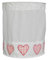 bambiente Kinder Lampenschirm 'Rosa Herzen'