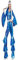 Smiffys Costume Dancing Dream des années 70, bleu, comprend une combinaison pantalon en dentelle