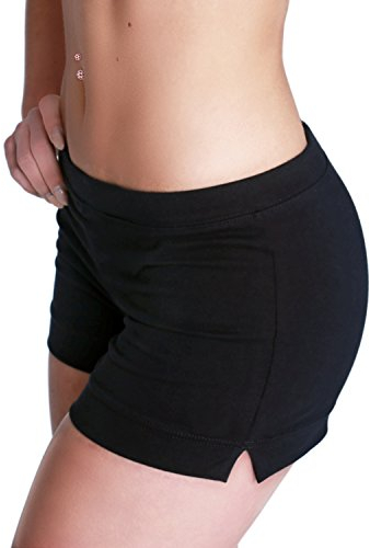 Shepa Damen Kurze Fitness Shorts Hot Pants Hose M schwarz