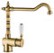 Mitigeur cuisine Plados monocommande MIXOLDOld Fashion avec canne pivotante et levier latéral - Bronze antique