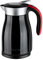 Vektra VEK-1701B Vacuum Insulated Environmentally Eco Friendly Easy Pour Cordless Kettle, 1.7 Litre, Black/Red
