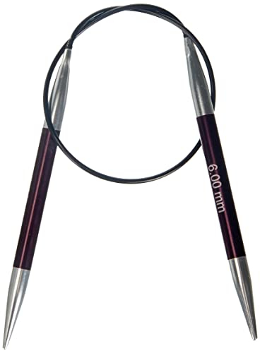 KnitPro International Rundstricknadel ZING 6,00 mm purpur 40 cm
