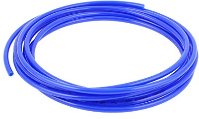sourcing map 6mm x 4mm Pneumatisch Luftkompressor Rohr PU Schlauch Tube Leitung 4,5m blau