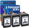 Tito-Express 3 Tintenpatronen kompatibel mit HP 62 XL 62XL Black wiederaufbereitet für Envy 5640 5643 5540 5545 5544 5548 5646 7640 OfficeJet 250 Mobile 200 5740 5742 5744 (Schwarz, 3er-Pack)