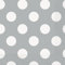Unique-Polka Dots Luncheon Napkins | Silver | 16 Pcs. Paquete servilletas de papel a lunares, color plata, (37282)