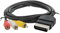 Zedlabz câble Composite AV vers RCA 1.8 m pour Original Microsoft Xbox 1,8 m Fil (1st Gen Old Xbox)