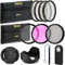Professional 52MM Lens Filter and Close-Up Macro Accessory Kit, 10 Piece Compact Photography Accessories For Nikon