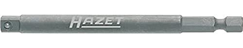 HAZET Kraft-Adapter 8508S-3, 1/4 Zoll (6,3 mm) Sechskant, Stiftsicherung | Antrieb 1/4 Zoll (6,3 mm) Sechskant massiv, Abtrieb 1/4 Zoll (6,3 mm) Vierkant massiv, DIN 3121, ISO 1173 E6,3 (1/4″), 14 g