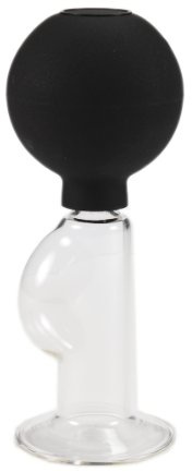 Erotic Fashion ra7263 Nippelpumpe , Transparent-Schwarz Glas, 1er-Pack (1 x 1 Stück)