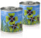 MacFlowers® | Anzucht-Set vierblättriger Glücksklee | 2 Stück | Eine Sorte Klee | Nachhaltiges Geschenk in instant gardening Blumendosen im Sparset
