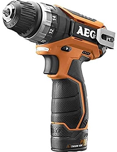 AEG Cordless Compact Drill BS 12 C2/1, 5Ah, 1 Unit, 4935448464