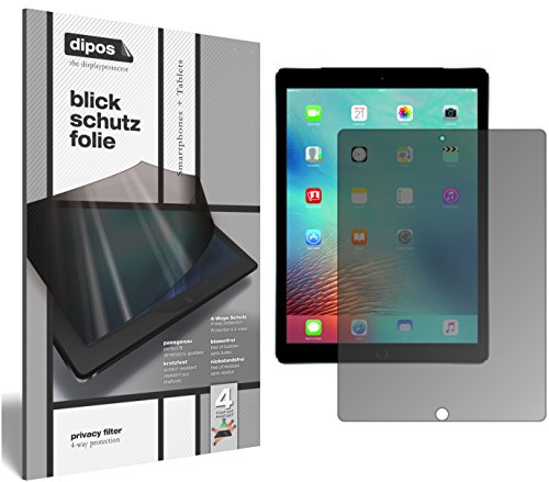 dipos I Protection écran de Confidentialité Compatible avec Apple iPad Pro 12,9 Pouce Protecteur d'écran Privacy Anti-Espion