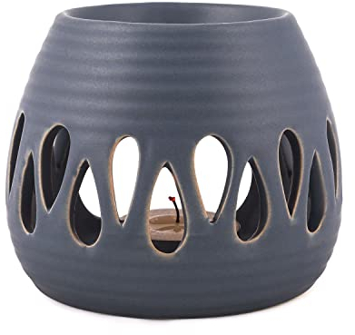 pajoma Keramik Duftlampe ''Simple'' in blau, Höhe 8 cm