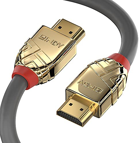 LINDY 37863 High Speed HDMI Kabel, 3m Gold, 3.0m