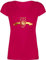 T-Shirt Damen V Ausschnitt - Fußball EM WM - Deutschland Adler Germany - S - Fuchsia - Deutschland-t-Shirt fußball-Fanartikel Europameisterschaft deutsche Shirts deutschlandtrikots fußballtrikot