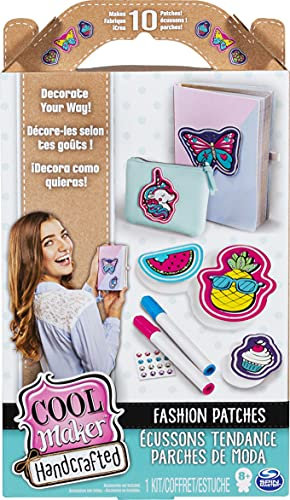 Cool MAKER Handgefertigte modische Aufnäher, für 10 Aufnäher, für Kinder ab 8 Jahren