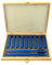 Drehstahl Satz 11-tlg 16x16mm Drehmeißel Set Holzkoffer DIN Normen (DR-TOK16mm)