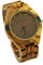 LEMONWOOD Holz-Armbanduhr Holzuhr aus Zebranoholz Herren Damen Unisex Quarzuhr Freedom