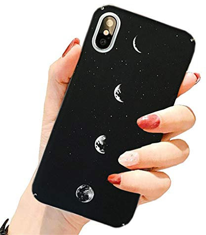 ZTcenter Hülle Kompatibel mit iPhone X/XS Handyhülle Hardcase Slim Handyhülle Anti-Scratch Stoßfest Matt Case Cover für iPhone X/XS Eclipse