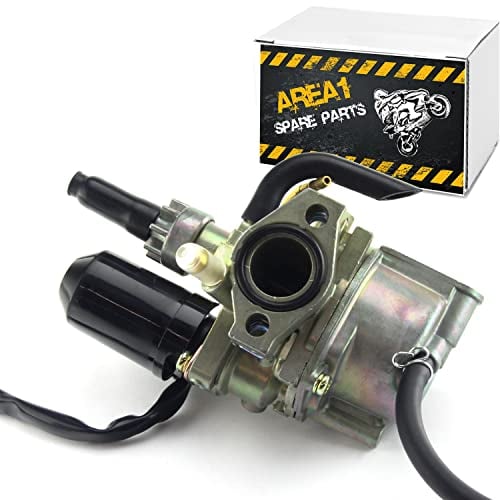Area1 Ersatz Vergaser 12mm 50ccm 2Takt Kompatibel mit Speedfight 1 2 Squab TKR Elystar Vivacity Trekker Limbo Gipsy, Curio DJ Fever K12, Dio HSC Shadow BSV