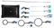 Mini Lab Support, Labor Ständer Halter Labor Clamp Flaschenhalter Kondensatorständer Clip Set, Unterstützung Laborstativ für Chemie Physikalische Experiment