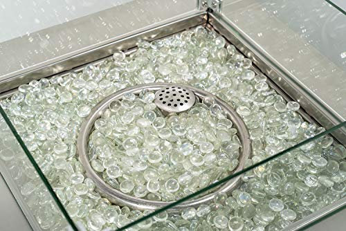 ACTIVA Glassteine, 9 kg, Feuersteine, Glas für Feuerstelle, Feuerglas für Gasfeuerstelle Asano