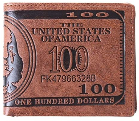 WOO LANDO Porte-Monnaie en Similicuir pour Femmes, Hommes et Enfants, 3 Poches intérieures, 3 vitrines, 3 hublots et Place pour d'autres Cartes et cachettes secrètes